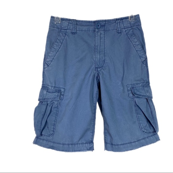 Urban Pipeline Distressed Edge Boy’s Cargo Shorts - Picture 1 of 8